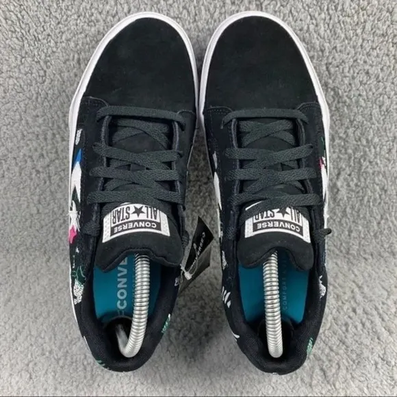 CONVERSE EL DISTRITO 2.0 OX Shoes Leather Unisex Sneakers Women 8.5 Men‎ 7 Black
