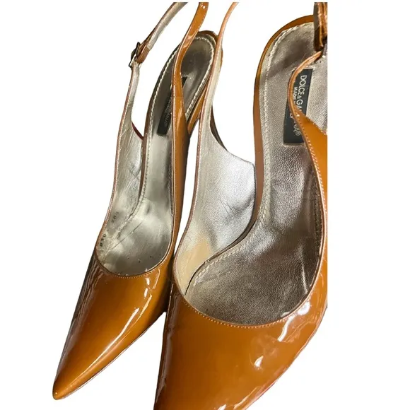 COPY - Dolce &amp; Gabanna Womens pointy toe heel shoes size 38 1/2