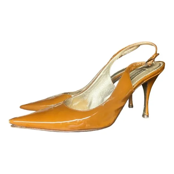 COPY - Dolce &amp; Gabanna Womens pointy toe heel shoes size 38 1/2