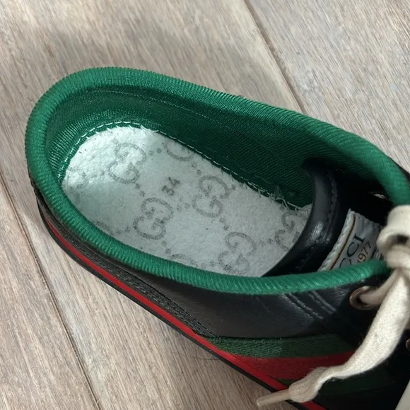 COPY - Gucci Tennis 1977 leather sneaker size 34 US 4 Unisex