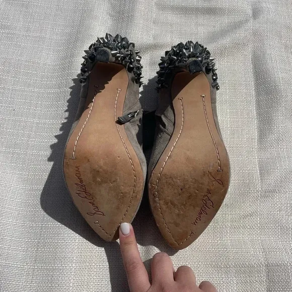 COPY - Womens Sam Edelman Lorissa Studded Booties - Sz. 7.5