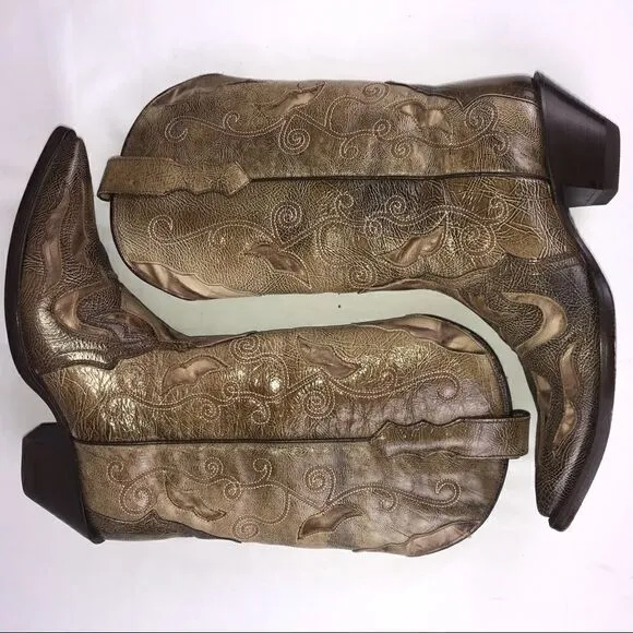 Corral  Womens Brown Cutout Western Style boots
