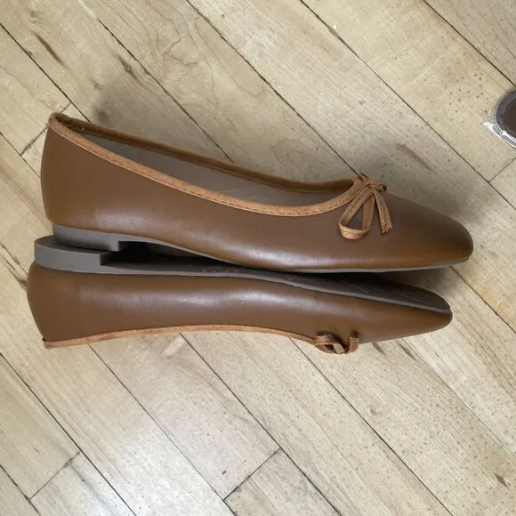 C.Paravano Women's Flats | Ballet Flats for Women | Brown Flats Shoes NWOT Sz 10