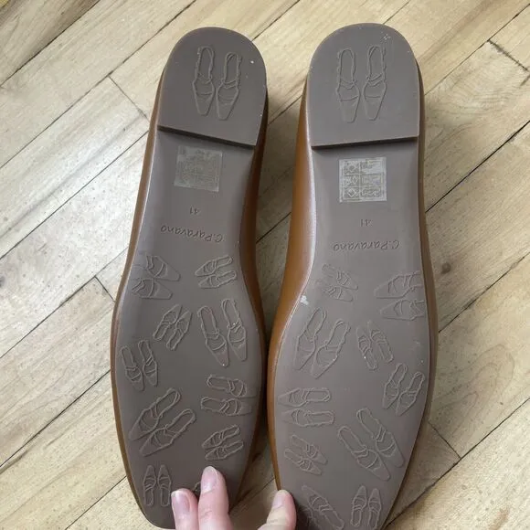 C.Paravano Women's Flats | Ballet Flats for Women | Brown Flats Shoes NWOT Sz 10