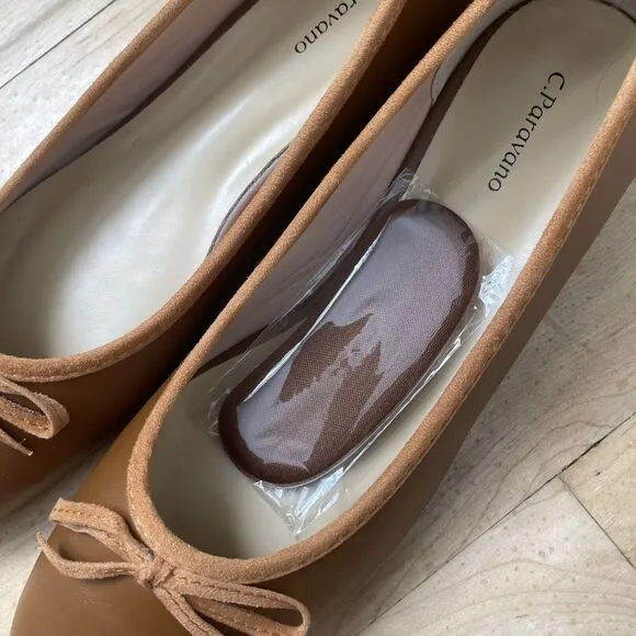 C.Paravano Women's Flats | Ballet Flats for Women | Brown Flats Shoes NWOT Sz 10