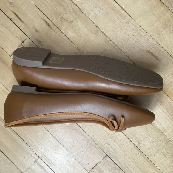 C.Paravano Women's Flats | Ballet Flats for Women | Brown Flats Shoes NWOT Sz 10