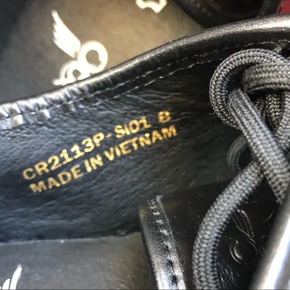 Creative Recreation black leather sneakers size 8