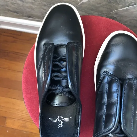 Creative Recreation black leather sneakers size 8