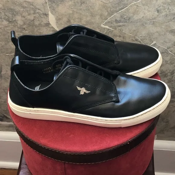 Creative Recreation black leather sneakers size 8