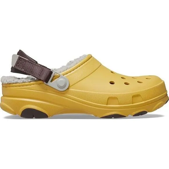 Crocs All Terrain 207936-76A Clog Unisex M9/W11 Desert Grass Lined Shoes APP1382