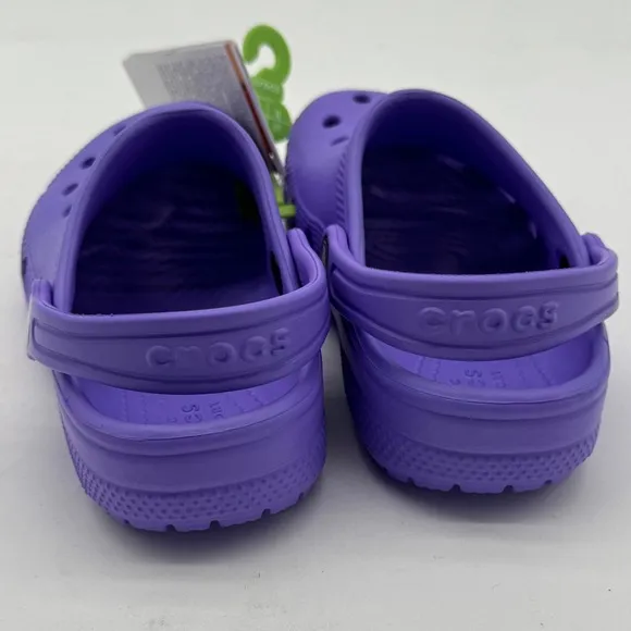 Crocs Classic Clog Kids Purple Comfort Slip On Shoes Size C11