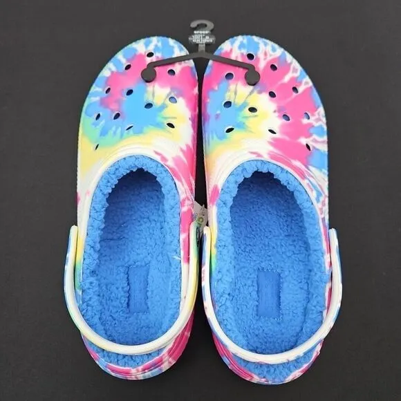Crocs Classic Lined Slip On Tie Dye Clog Shoes‎ Men's Size 10 New