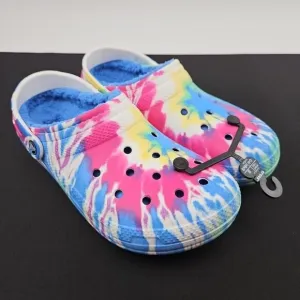 Crocs Classic Lined Slip On Tie Dye Clog Shoes‎ Men's Size 10 New