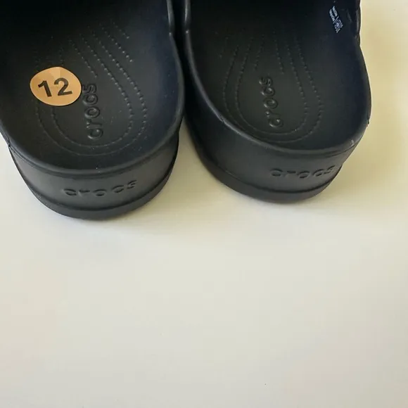 CROCS “ DYLAN” Woven Slip-on Clogs /Shoes | Black NWT~ Men’s 12