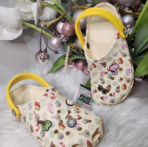 Crocs Unisex-Child Classic Spring Break Clog new