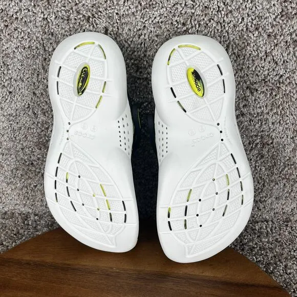 Crocs Unisex LiteRide 360 Yellow Marbled Clogs Women's Size 8 Shoes (207634-02K)