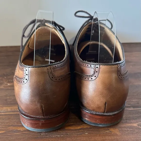 Curatore Wingtip Leather Oxford Men's Brown Mens 12 Classic Style.