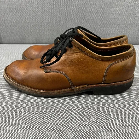 Danger Mt.Tabor 643 Harvest Brown Men’s EE‎ Leather Oxford Shoes Size 9