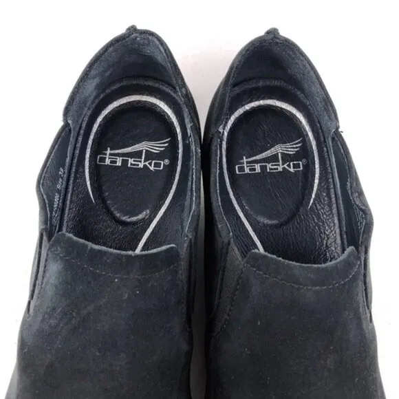 Dansko Lynn Nubuck Leather Slip on Shoes EUR 38