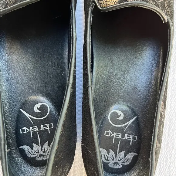 Dansko Olivia Slip On Shoes Snakeskin Size 39