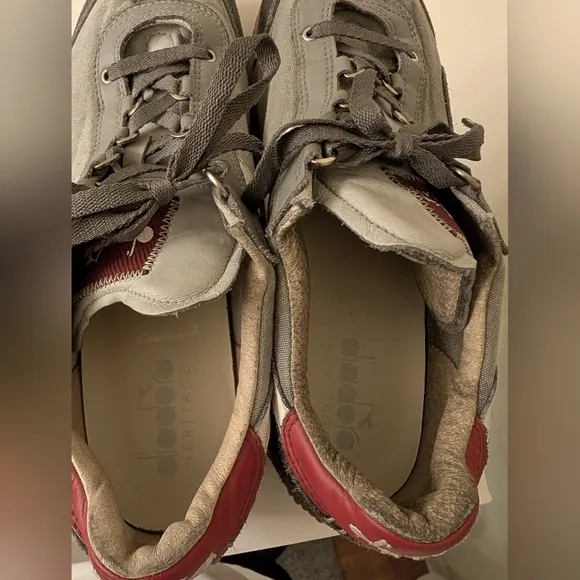 Diadora Equipe H Distressed Sneakers Size 12