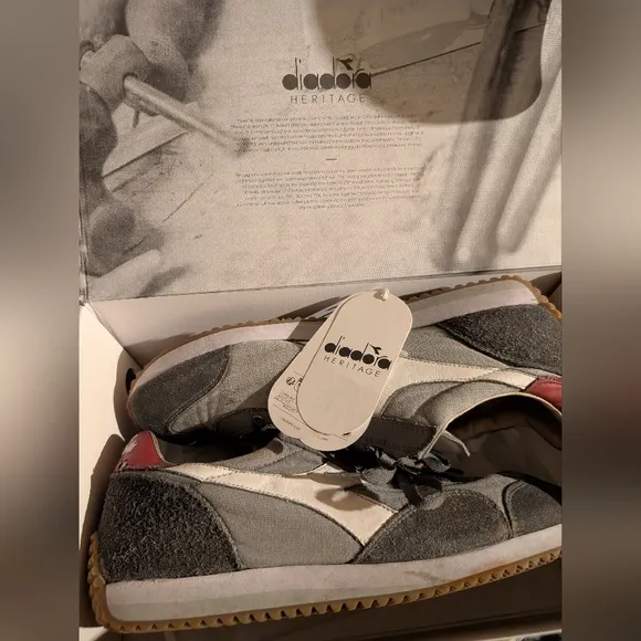 Diadora Equipe H Distressed Sneakers Size 12