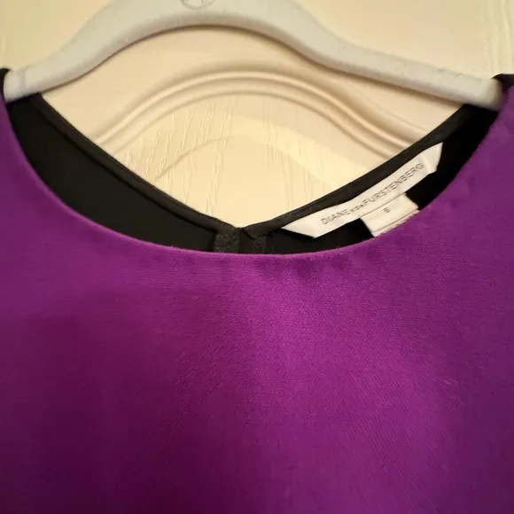 Diane Von Furstenberg Laura Ruched Sheath Dress DVF Size 6