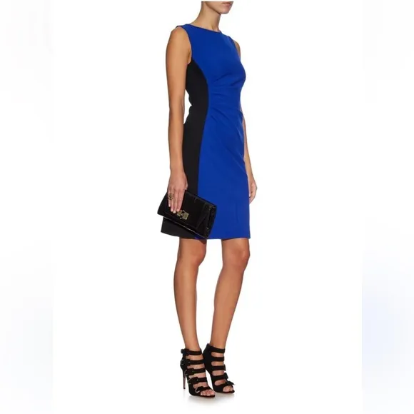 Diane Von Furstenberg Laura Ruched Sheath Dress DVF Size 6