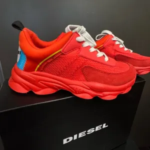 Diesel Kids Red Sneakers