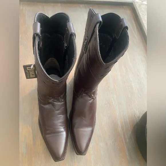 Dingo Western Boots Mens 9.5 Pull On #Stagecoach Bucklace DI814