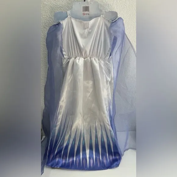 Disney Frozen Elsa the snow queen costume and matching shoes 4-6X