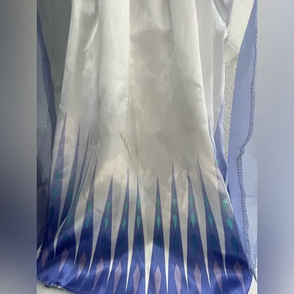 Disney Frozen Elsa the snow queen costume and matching shoes 4-6X