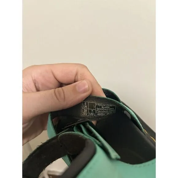 Doc Martens Blaire Sandals Women’s Size 7 Teal Leather