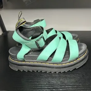 Doc Martens Blaire Sandals Women’s Size 7 Teal Leather