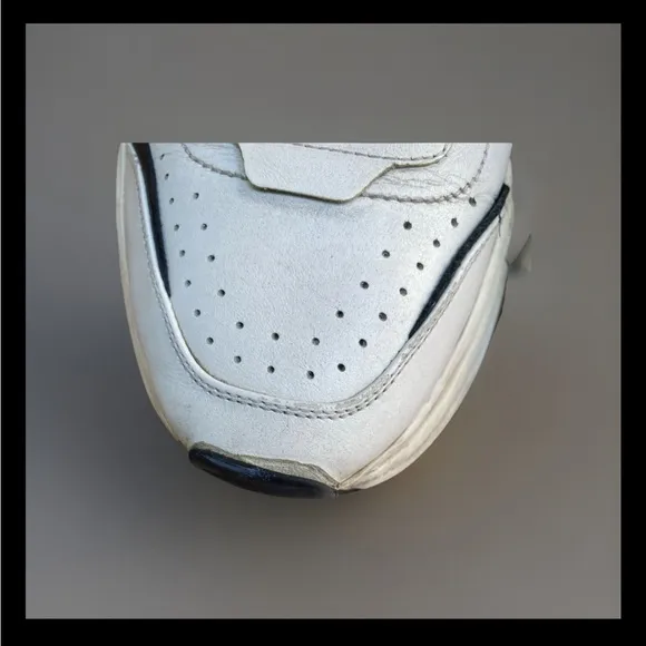 Dolce &amp; Gabbana White Leather Daymaster 7.5 Preowned Sneakers Italy Authentic