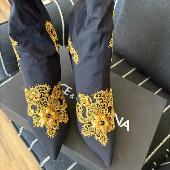 Dolce and  Gabbana sock boot