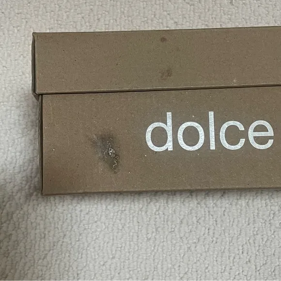 Dolce Vita Olympa Light Gold Metallic Stella Slingback Heels Size 8 New