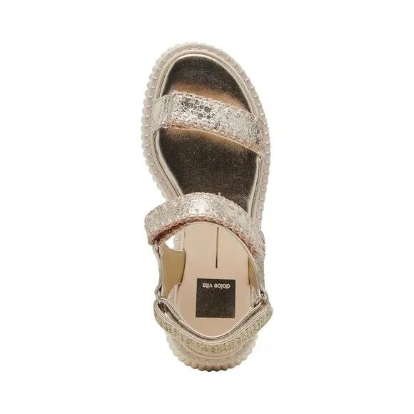 Dolce Vita Shoes Debra Gold Metallic Sandals