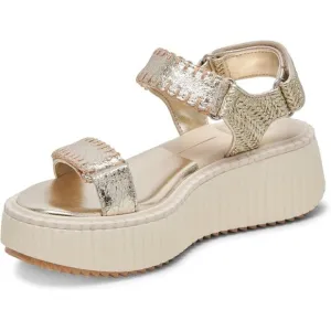 Dolce Vita Shoes Debra Gold Metallic Sandals