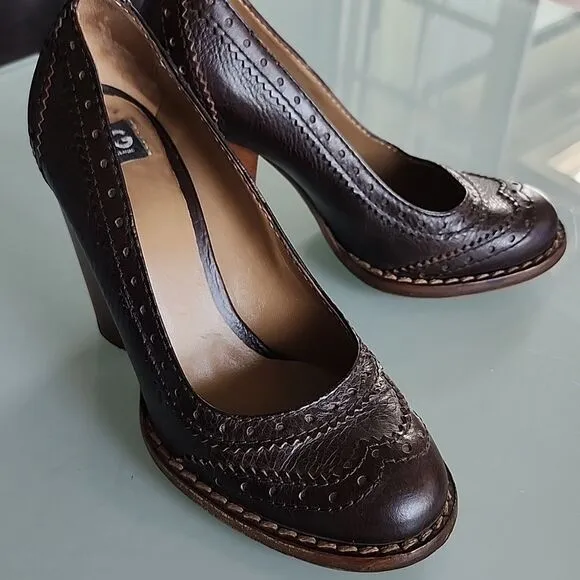 Dolce &amp; Gabbana Leather Oxford Heels