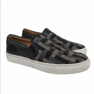Donald Pliner Alvin Woven Slip On Sneaker Shoes