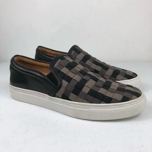 Donald Pliner Alvin Woven Slip On Sneaker Shoes