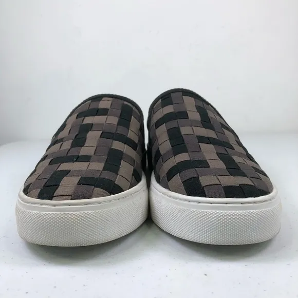Donald Pliner Alvin Woven Slip On Sneaker Shoes