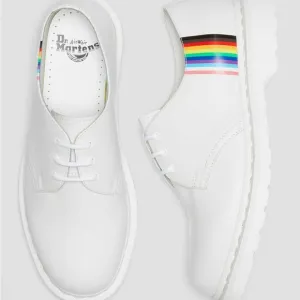 DR MARTENS 1461 FOR PRIDE SMOOTH LEATHER OXFORD SHOES - 4M / 5L