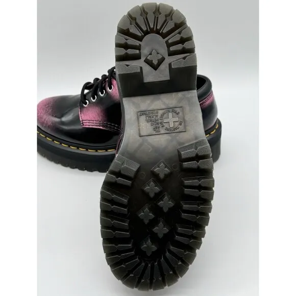Dr. Martens 8053 Unisex Quad Platform Oxford Shoes Size 7 Women / 6 Men