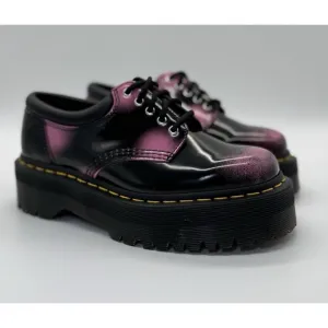 Dr. Martens 8053 Unisex Quad Platform Oxford Shoes Size 7 Women / 6 Men