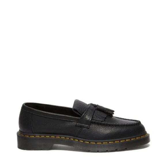Dr. Martens Adrian Yellow Stitch R31997001 Unisex 6 Black Loafers Boots ZPO1113