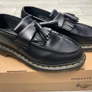Dr. Martens Black Tassel Loafers for Men