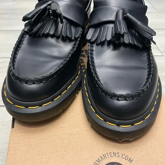 Dr. Martens Black Tassel Loafers for Men