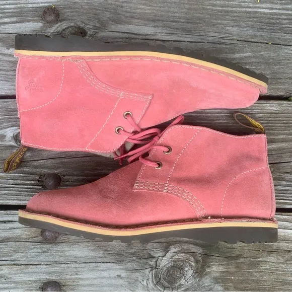 Dr. Martens Blythe pink suede leather chukka boots Doc Martens- 9